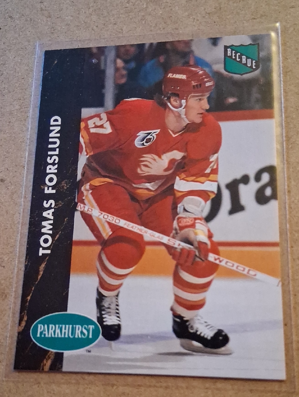 Thomas Forslund Calgary Flames Rookie Hockey Cards